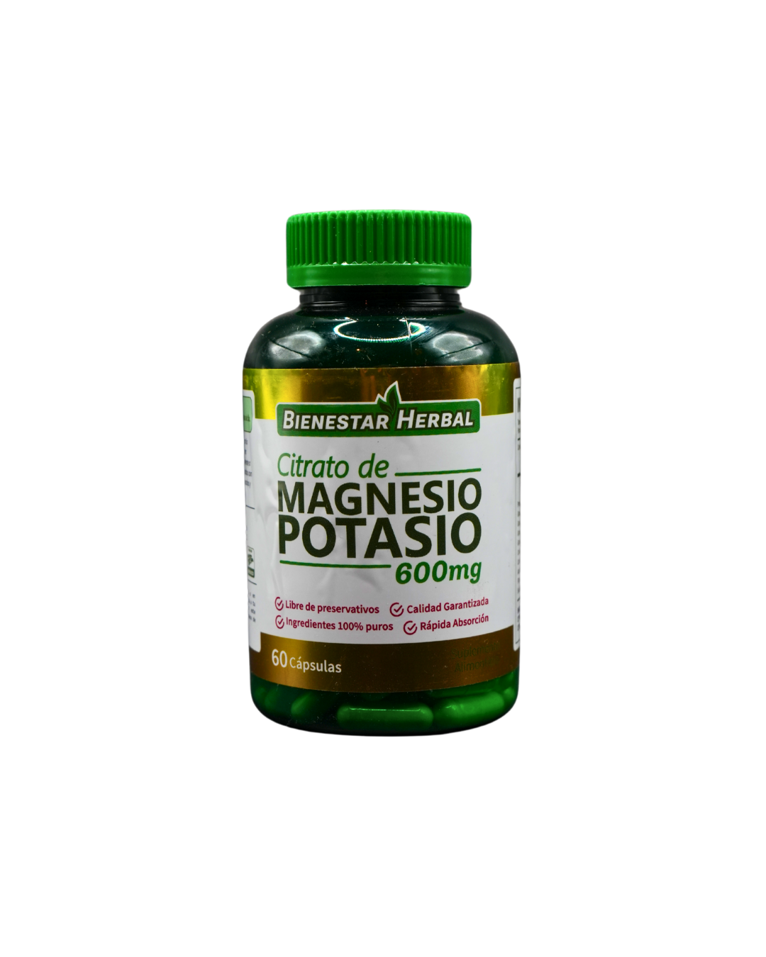 CITRATO DE MAGNESIO Y POTASIO C/60 CAPS