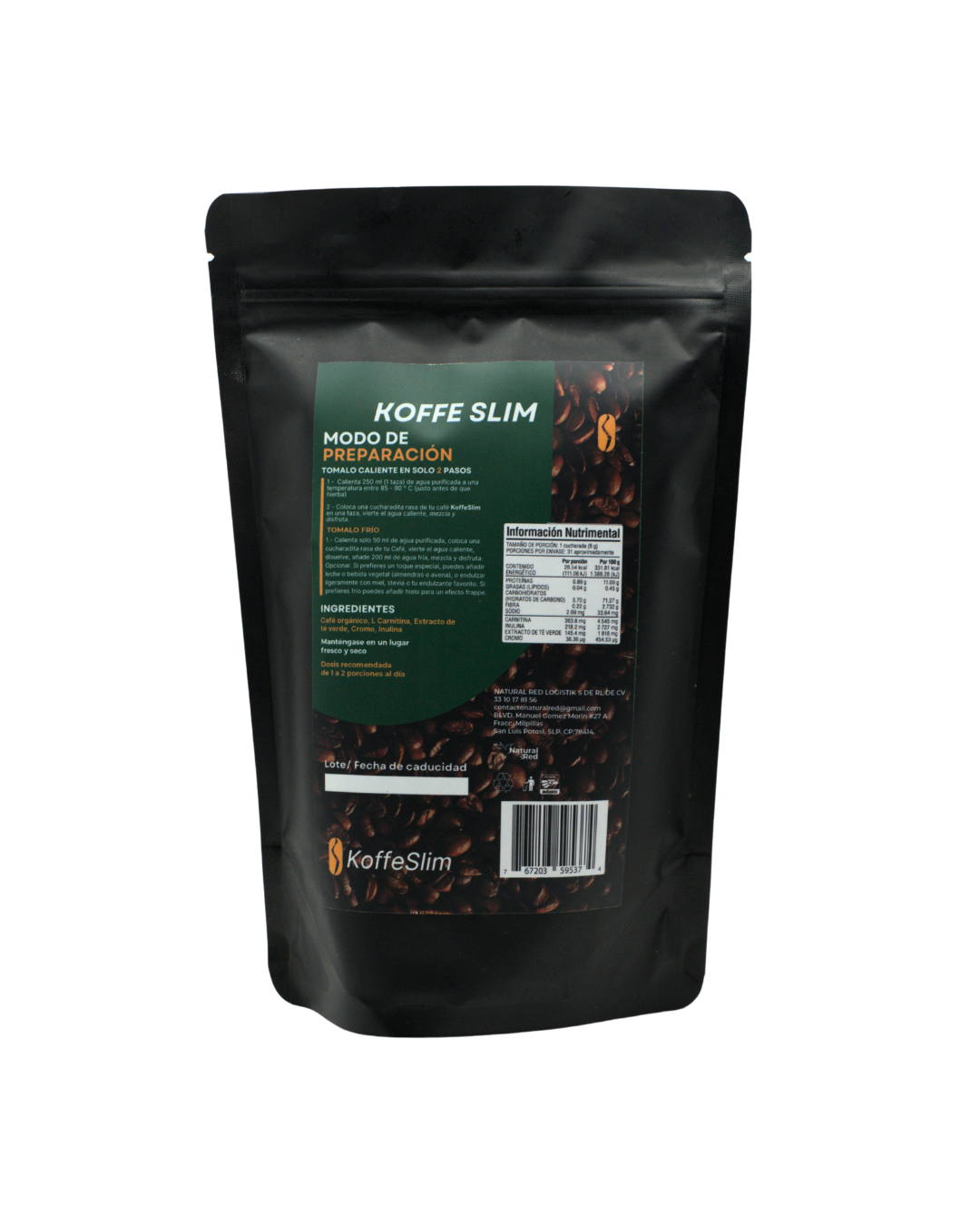 KOFFE SLIM C/250 GR