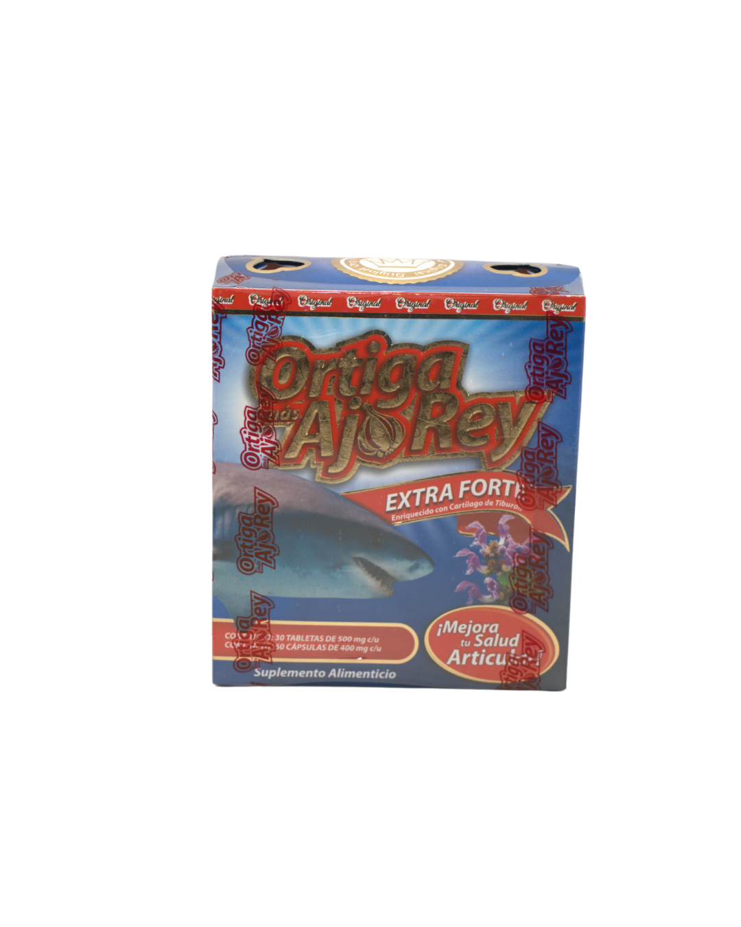 ORTIGA MAS AJO REY EXTRA FORTE 30 TAB Y 60 CAP