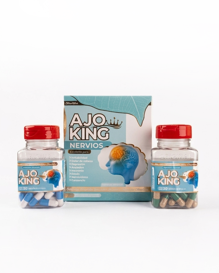 AJO KING NERVIOS C/60 CAP