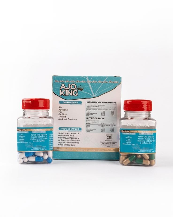 AJO KING NERVIOS C/60 CAP