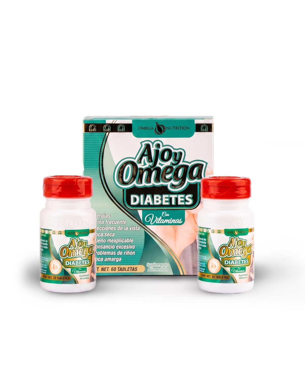 AJO Y OMEGA PREMIUM DIABETES C/60 TAB