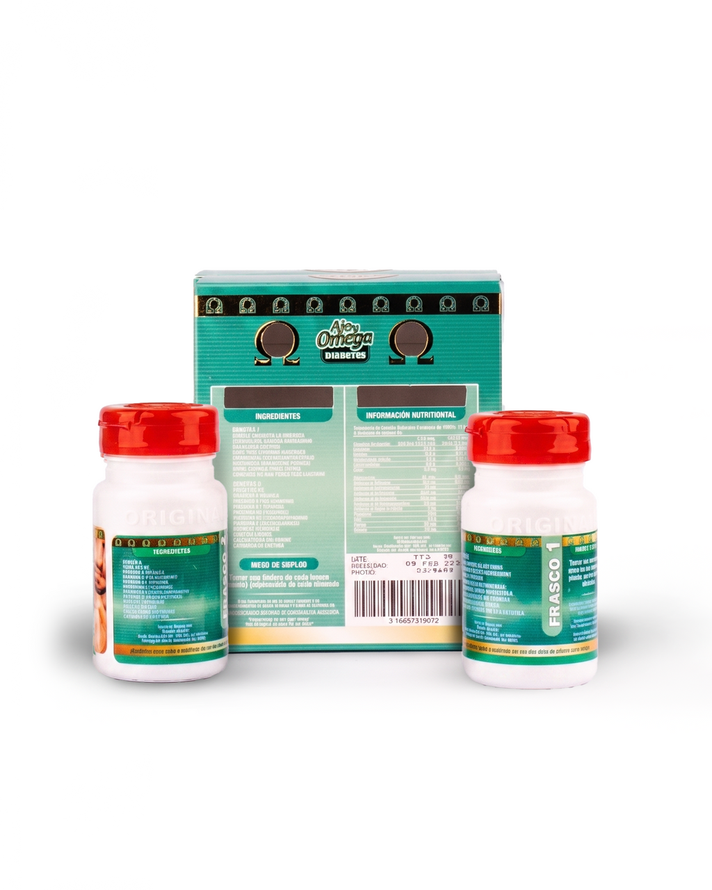 AJO Y OMEGA PREMIUM DIABETES C/60 TAB