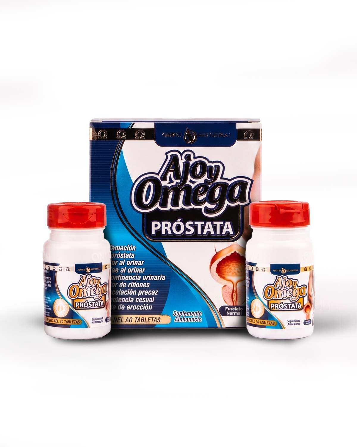 AJO Y OMEGA PREMIUM PROSTATA C/60 TAB